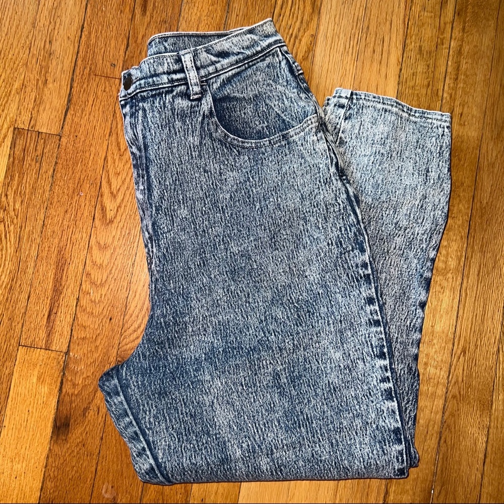 Vintage acid wash jeans